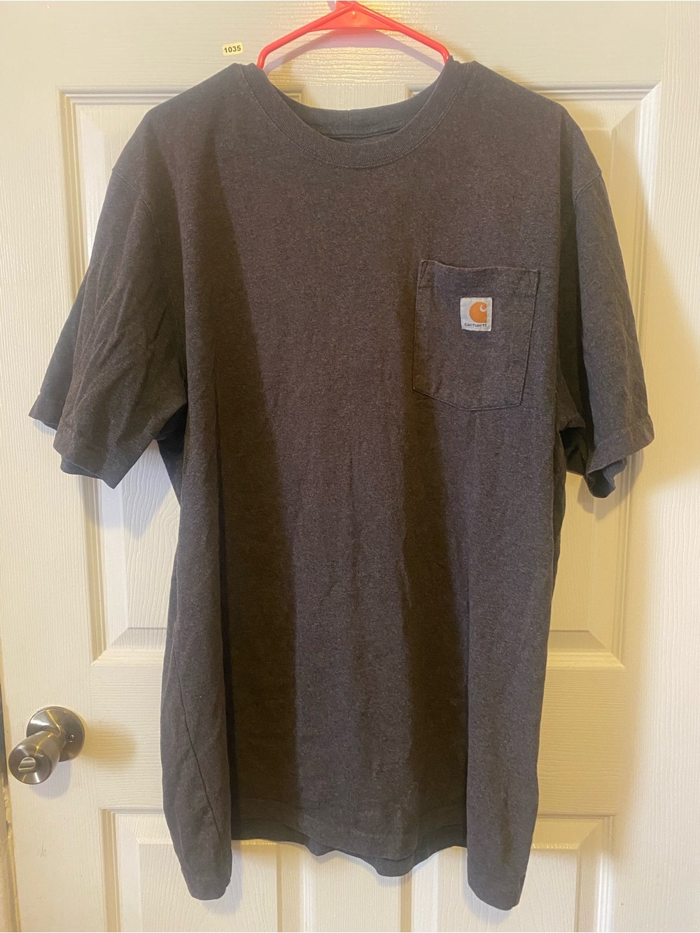 Carhartt Men’s Pocket Tee — Charcoal Gray